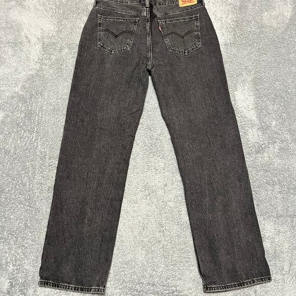 Levi’s Jeans Womens 30 Low Pro Straight High Rise Black Denim Pants - Picture 5 of 12
